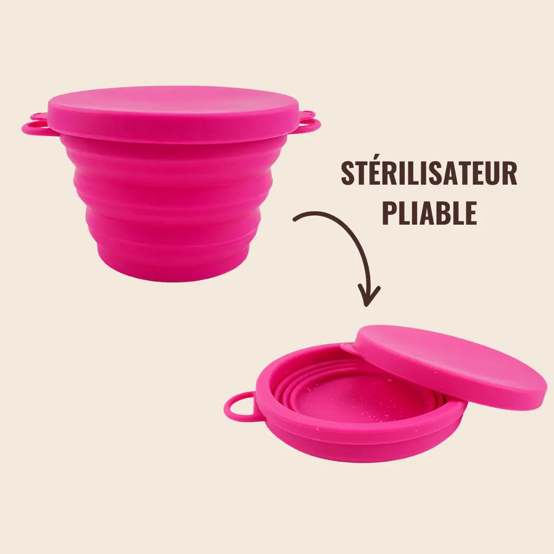 Esterilizador para disco / copa menstrual