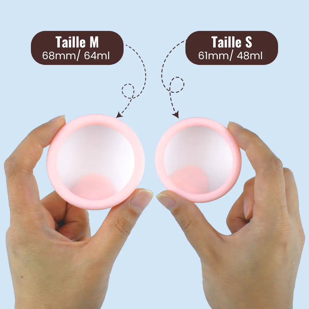 Disco menstrual con lengüeta – 2X1