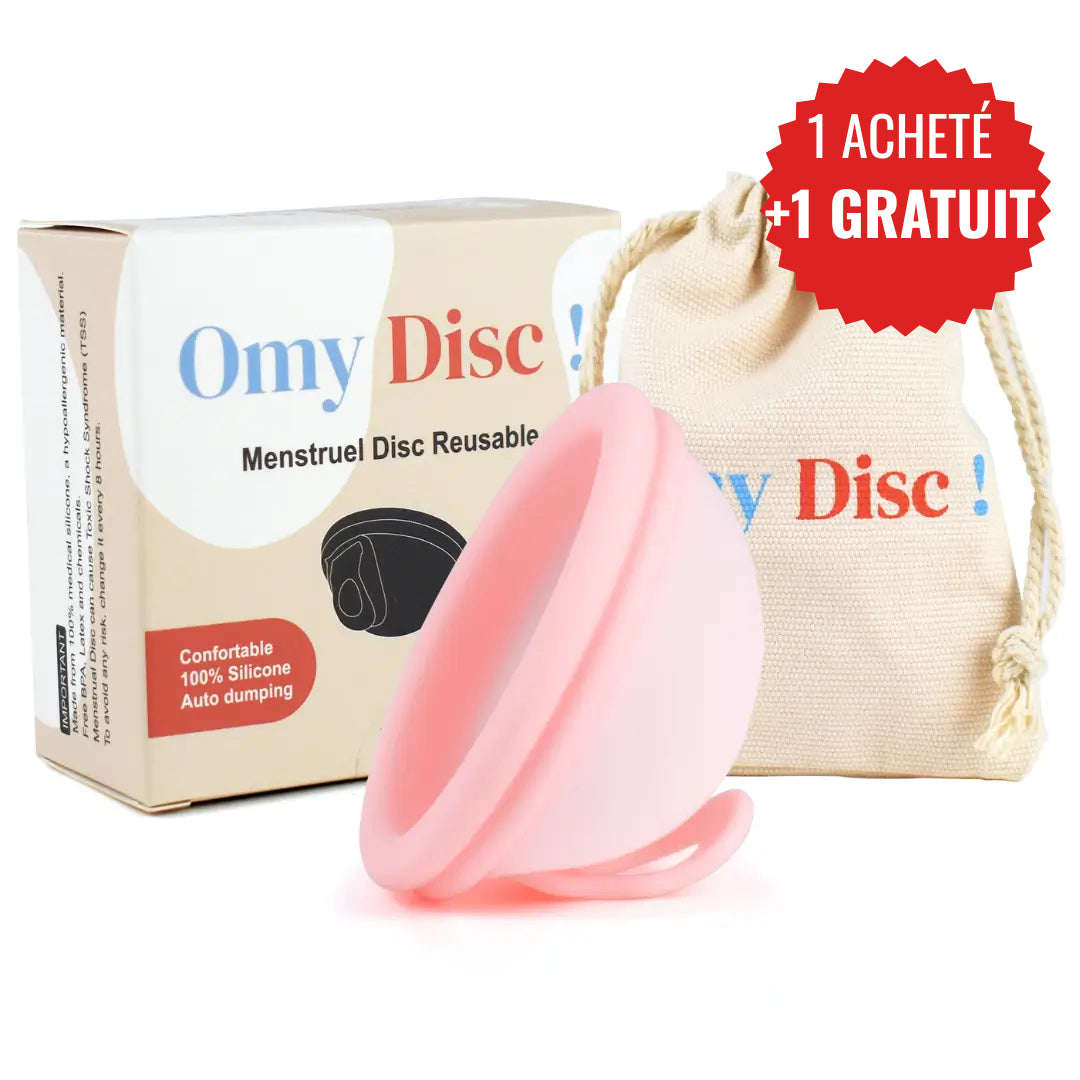 Disque menstruel avec languette - 1 Acheté + 1 Offert