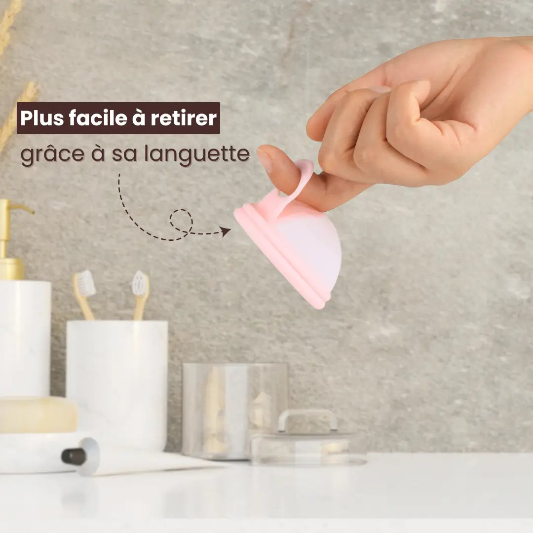 Disque menstruel avec languette